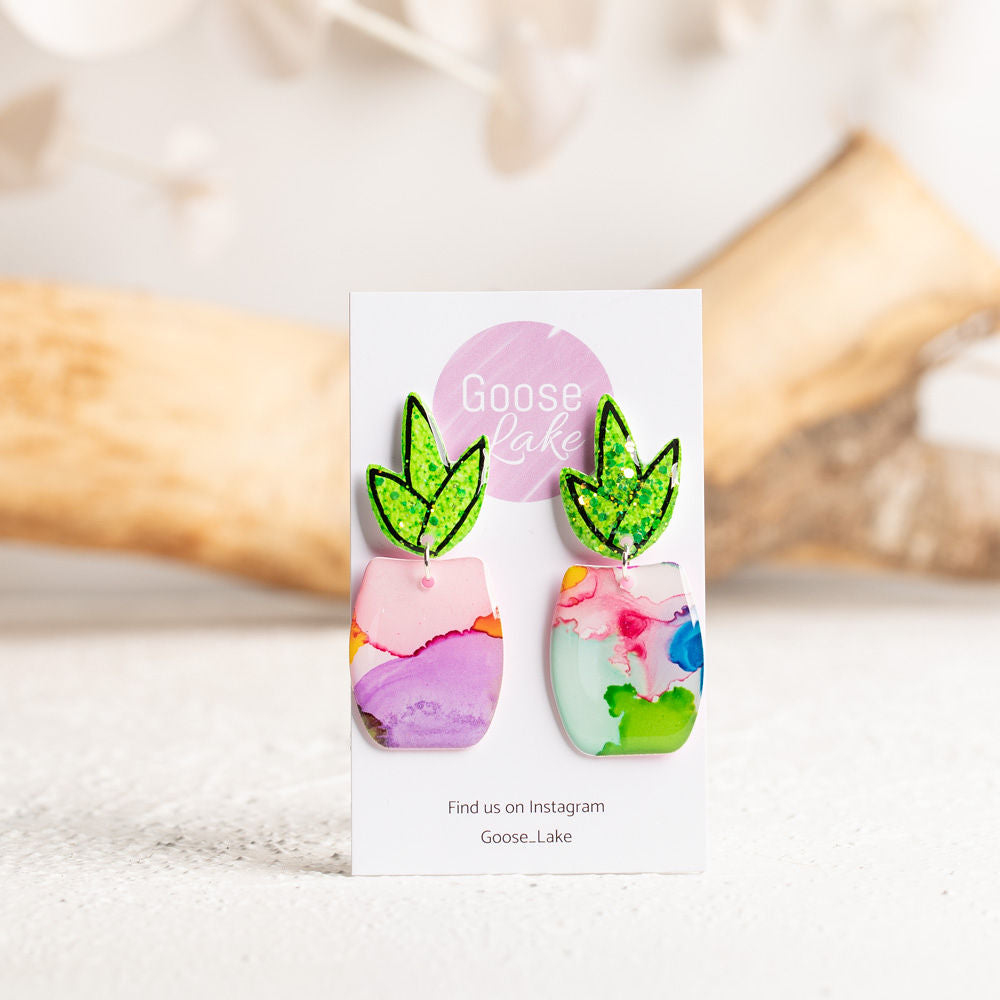 Succulent Ink Dangles