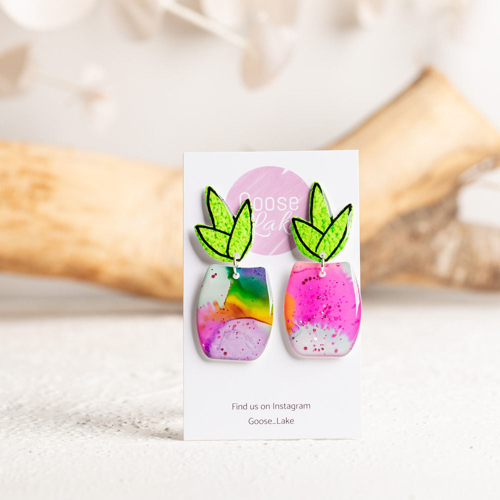 Succulent Ink Dangles