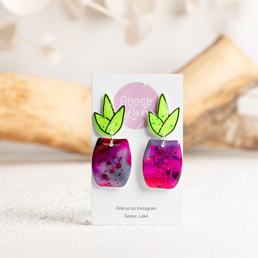 Succulent Ink Dangles